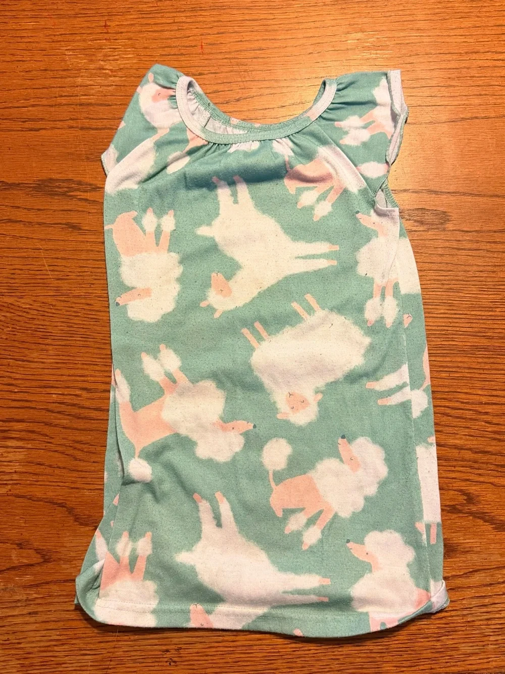 Carter’s Toddler Girls Size 2T Sleepwear Gown  Poodles Dogs